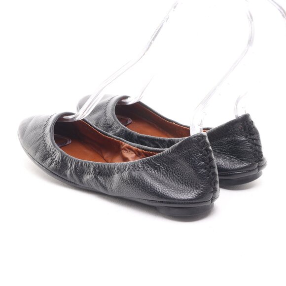 Lucky Brand Women's Leather Ballet Flats โข 7.5 โข Black - Picture 8 of 16